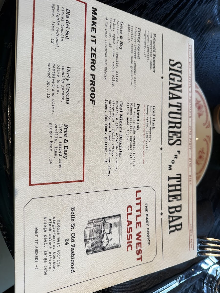 Menu Little West Tavern-8